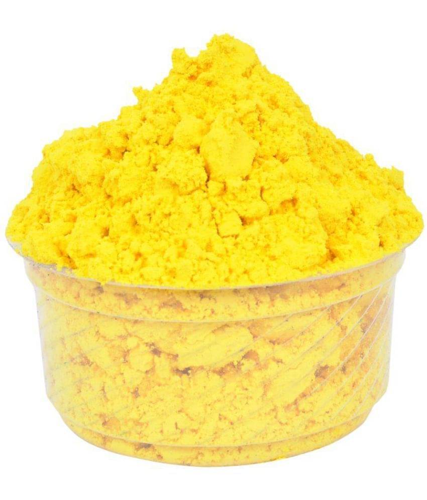     			Drishti Yellow Colour Holi Gulal Organic Holi Item (1000 gms) -Pack of 1