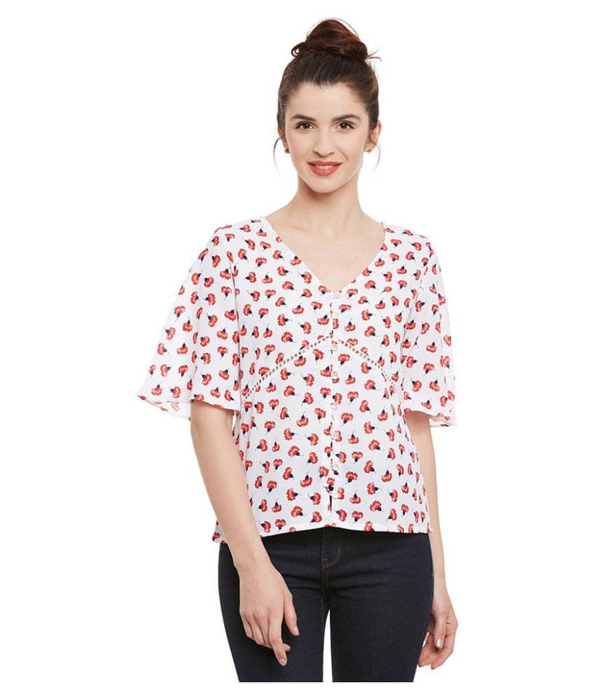 Miss Chase Women's Crepe Regular Top ( Multicolor ) Miss Chase Women's Crepe Regular Top ( Multicolor )