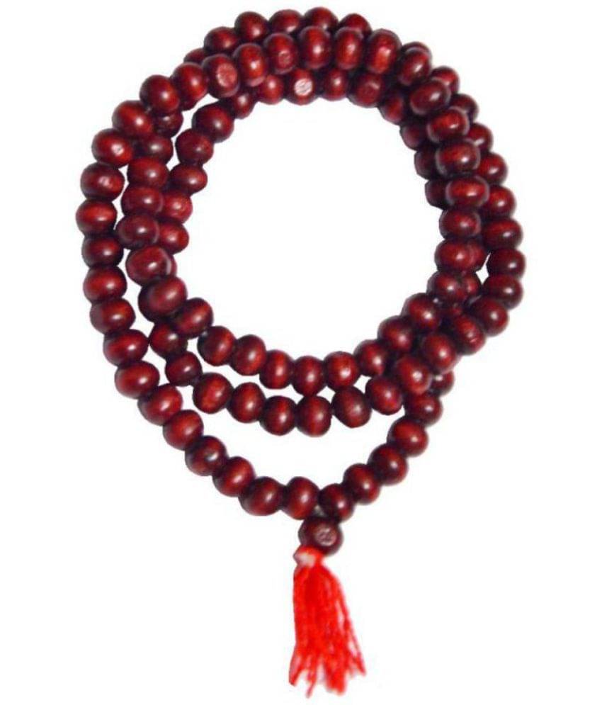 Kriwin Red / Lal Color Chandan/ Sandalwood Scented Mala For Japa Kriwin Red / Lal Color Chandan/ Sandalwood Scented Mala For Japa