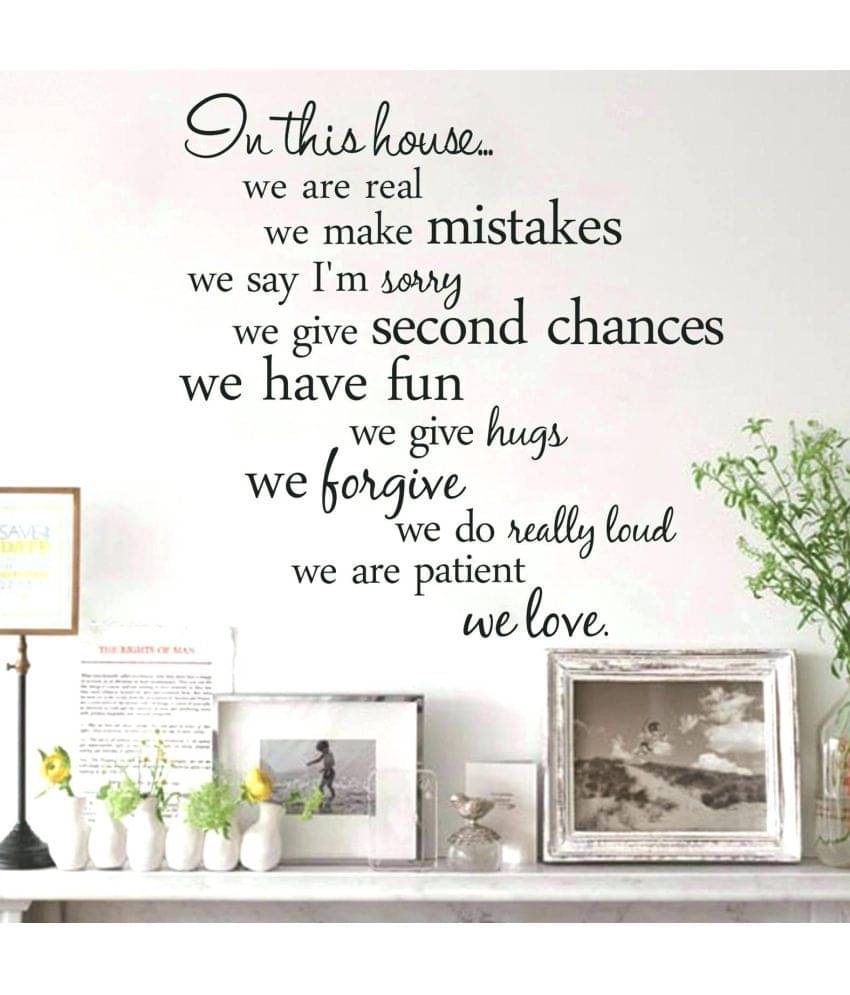 Sticker Studio In this house Motivational/Quotes Motivational/Quotes PVC Sticker Sticker Studio In this house Motivational/Quotes Motivational/Quotes PVC Sticker