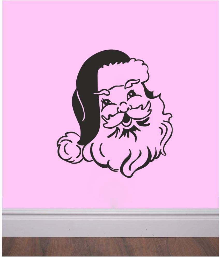     			Sticker Studio Face santa Floral Floral PVC Sticker