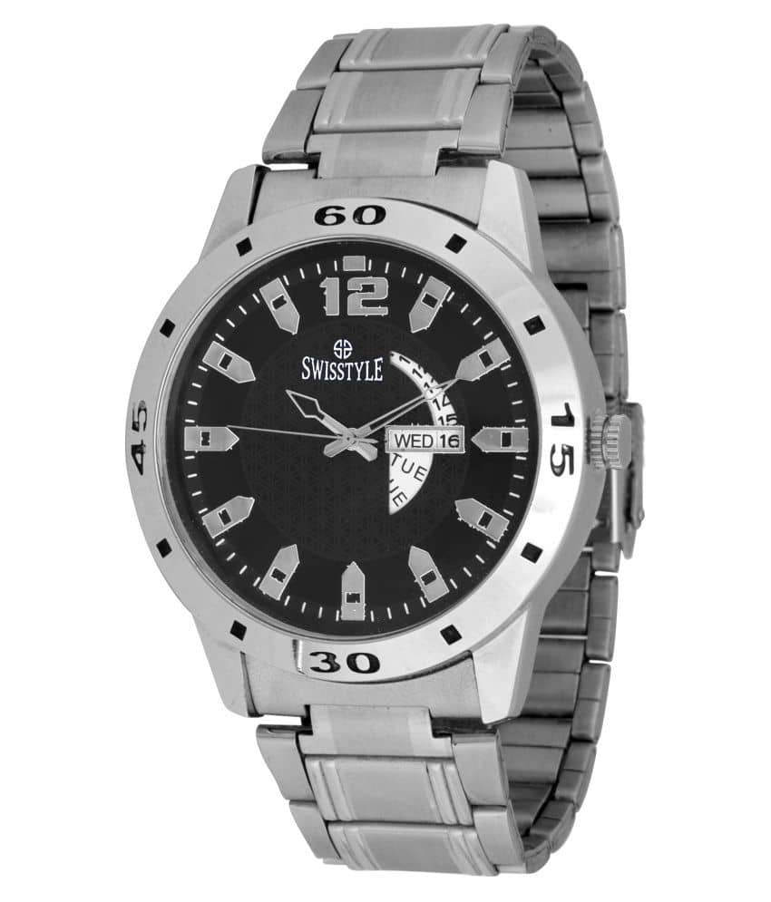 Swisstyle - Silver Metal Analog Men's Watch