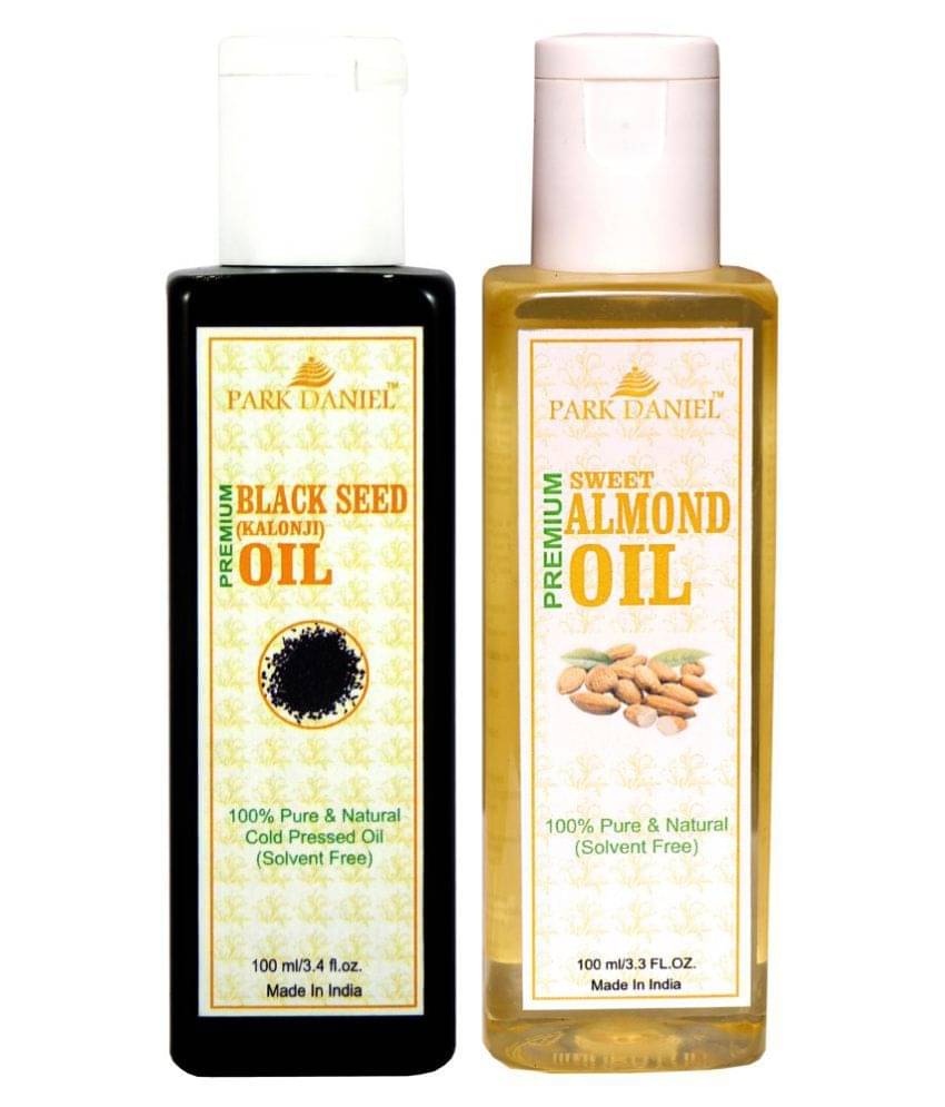 Park Daniel Premium Almond & Kalonji Oil(200 ml) 100% Pure & Natural 200 mL Pack of 2 Park Daniel Premium Almond & Kalonji Oil(200 ml) 100% Pure & Natural 200 mL Pack of 2