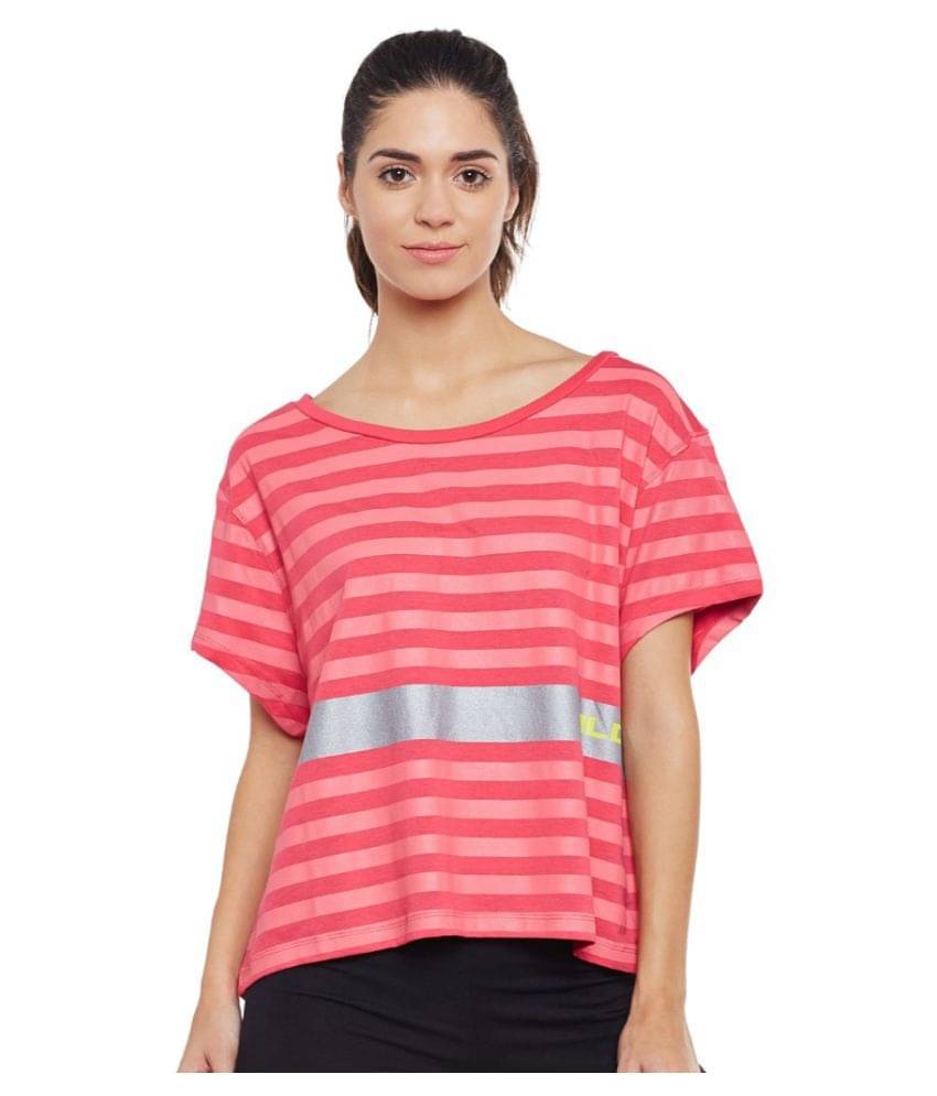     			Alcis Women Printed Pink Tee