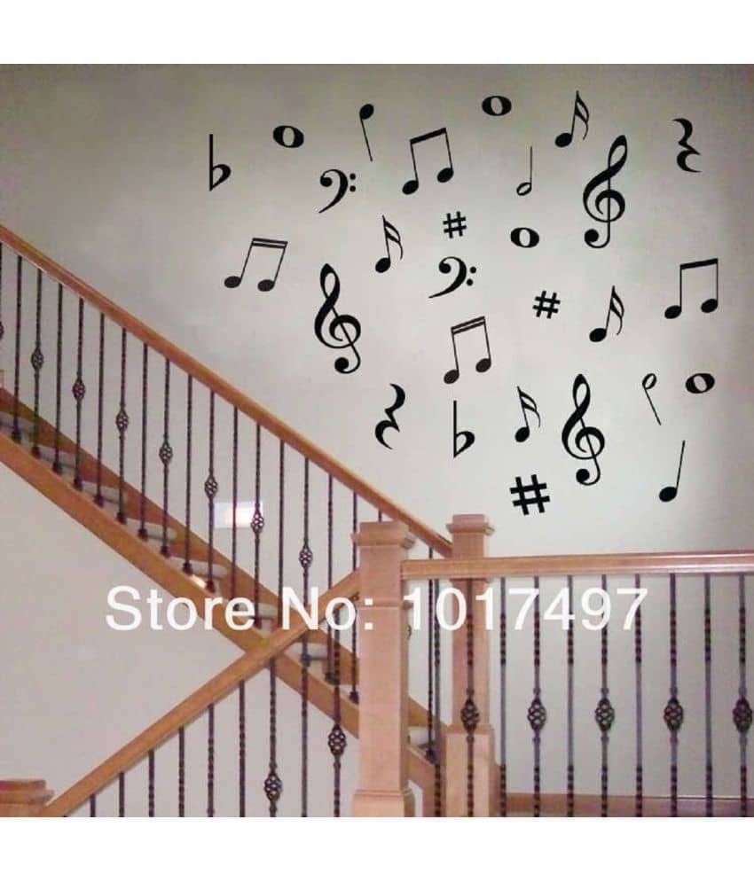 Sticker Studio Music Keys Music Music PVC Sticker
