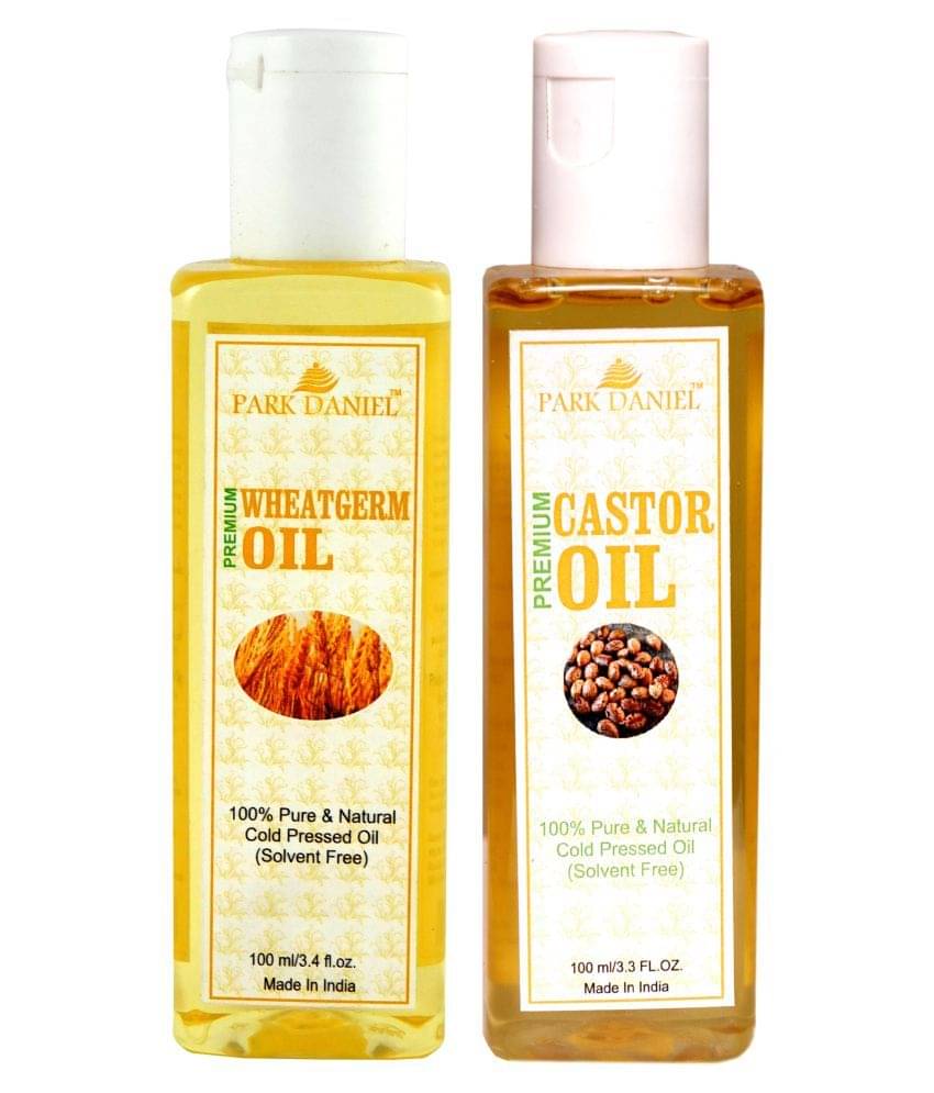 Park Daniel Premium Wheatgerm & Castor Oil(200 ml) 100% Pure & Natural 100 ml Pack of 2 Park Daniel Premium Wheatgerm & Castor Oil(200 ml) 100% Pure & Natural 100 ml Pack of 2