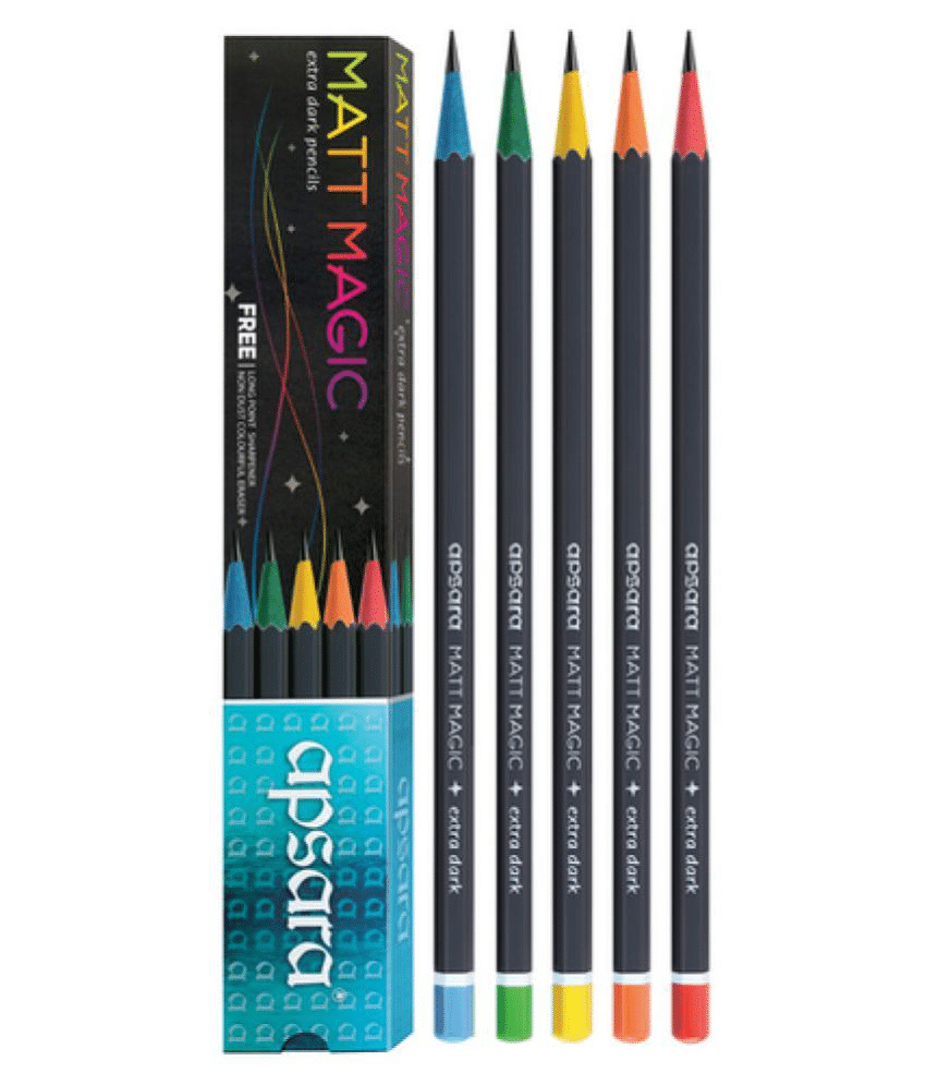     			Apsara Matte magic extra dark pencils (100pcs pack)