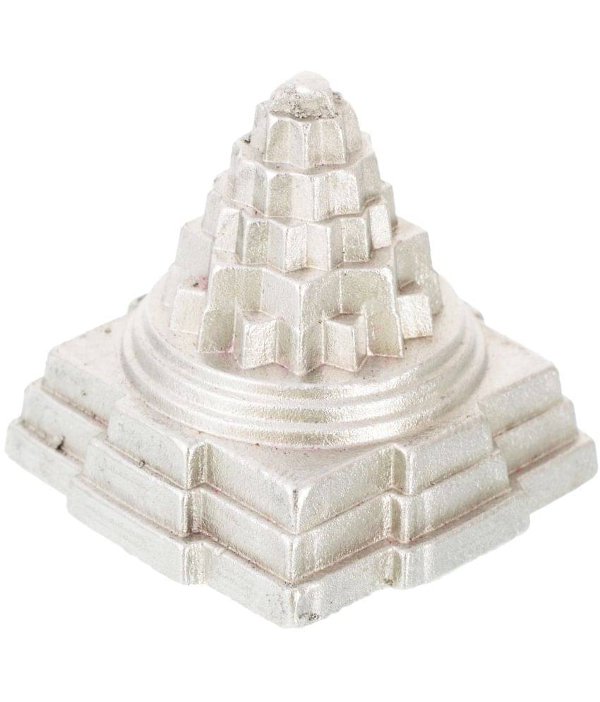 KESAR ZEMS Mercury Goddess Shree Yantra Idol For Wealth & Prosperity (3.5 x 3.5 x 3 cm, Silver) 108 Gm. KESAR ZEMS Mercury Goddess Shree Yantra Idol For Wealth & Prosperity (3.5 x 3.5 x 3 cm, Silver) 108 Gm.
