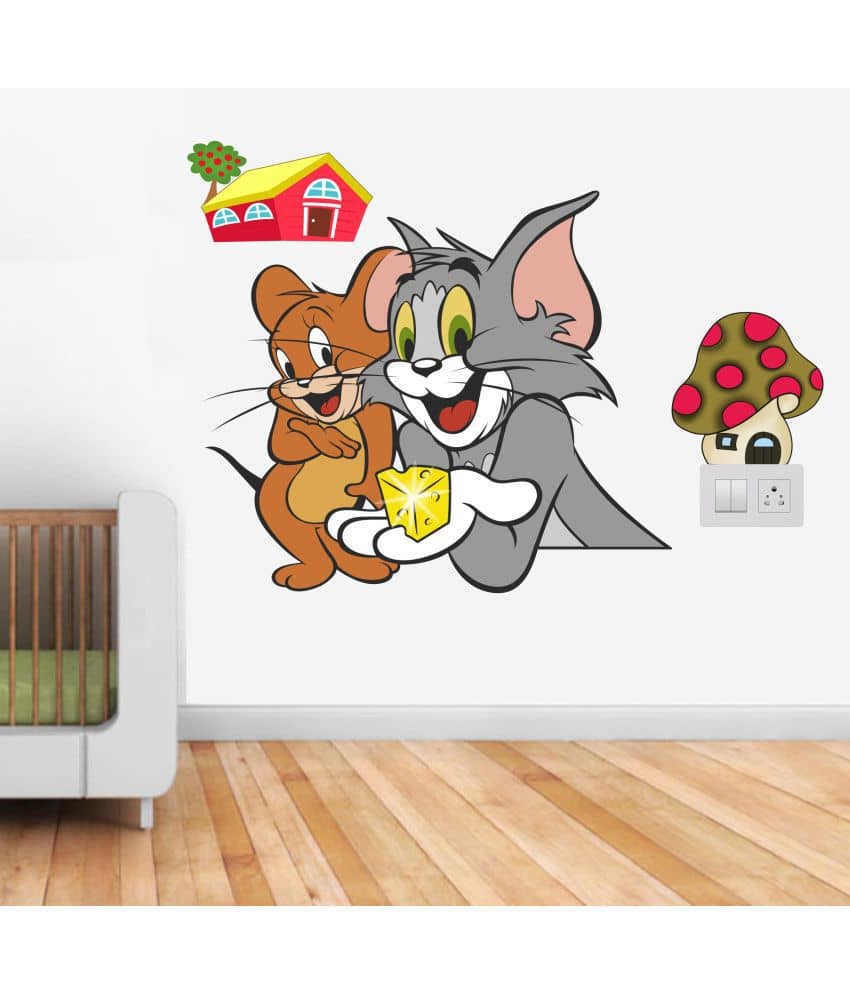 wall dreams Tom and jerry Cartoon Characters Cartoon Characters PVC Sticker