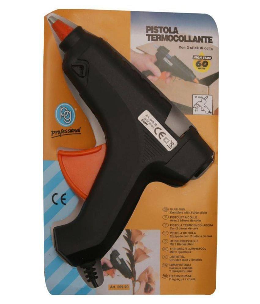Techbyte Glue Gun 60 Watt + 10 Pcs Glue Sticks Hot Melt 60 Watt Glue Gun Techbyte Glue Gun 60 Watt + 10 Pcs Glue Sticks Hot Melt 60 Watt Glue Gun
