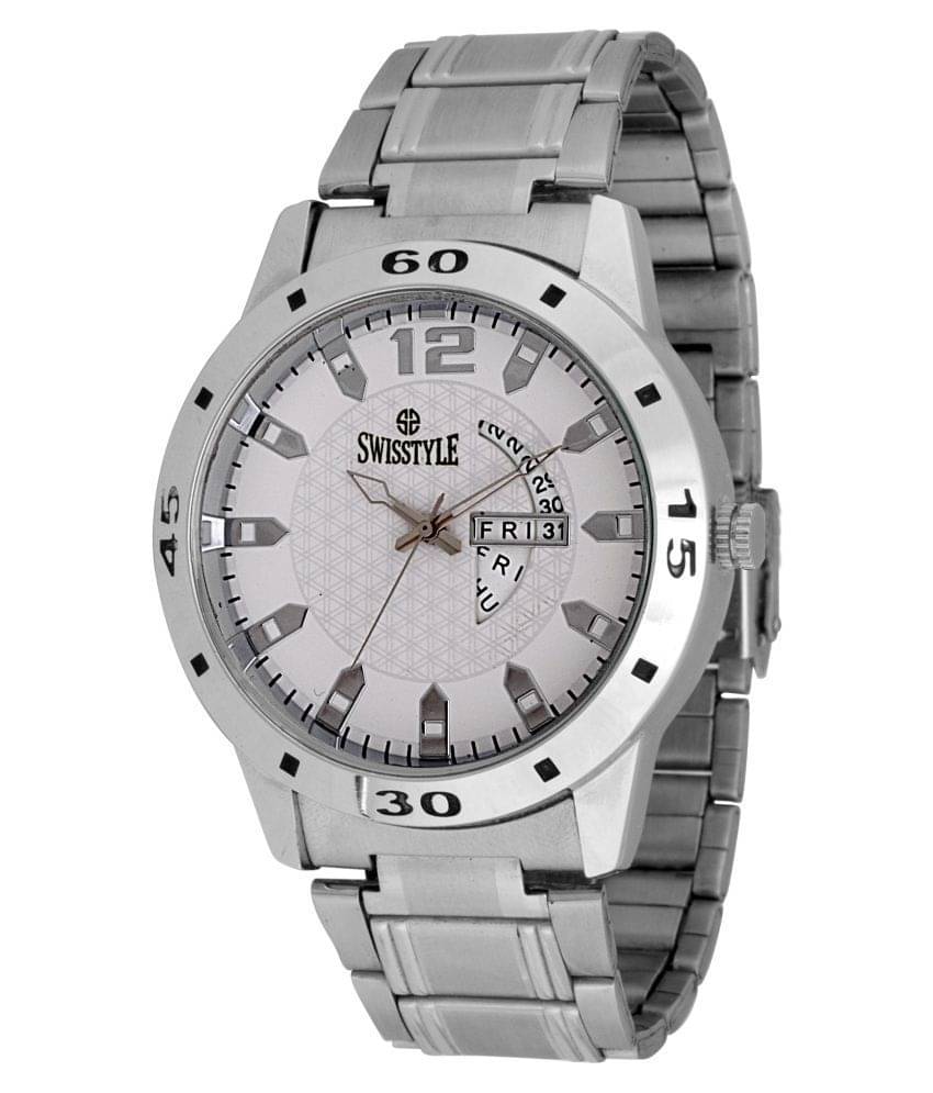     			Swisstyle Analogue Watches For Men's SS-GR1181-WHT-CH