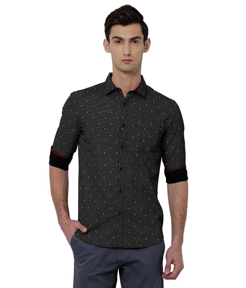 Black Coffee Multi Slim Fit Shirt     			Black Coffee Multi Slim Fit Shirt