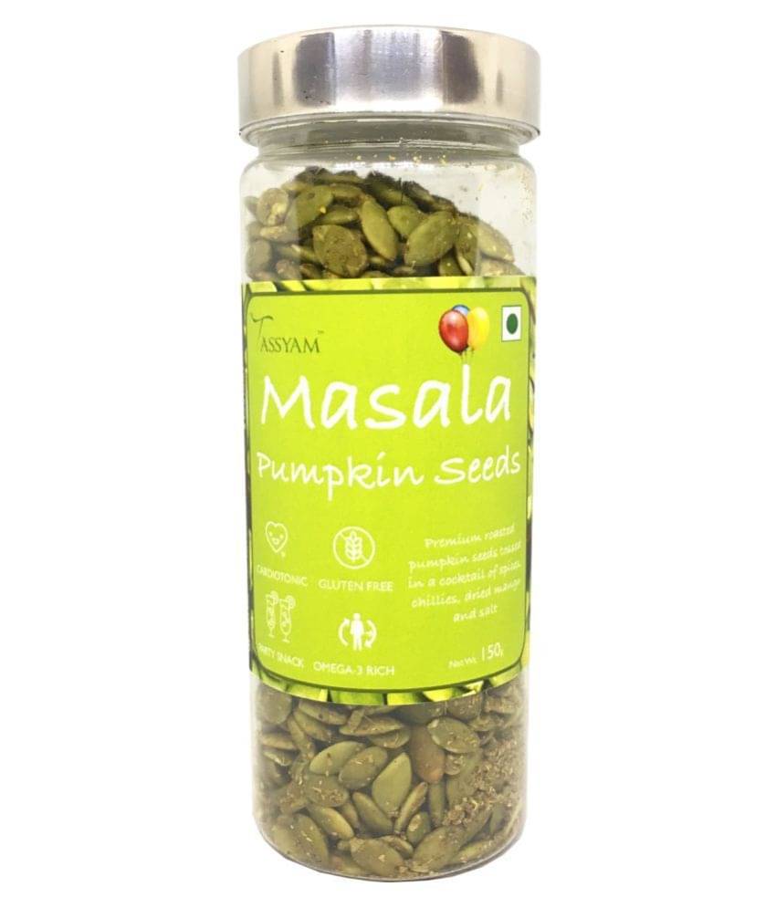 Tassyam Roasted Pumpkin Seeds 150 gm Tassyam Roasted Pumpkin Seeds 150 gm