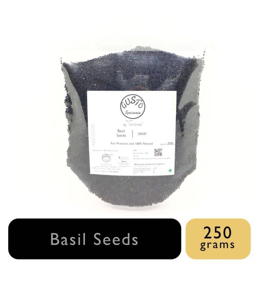 Tassyam Basil Seeds (Sabja) 250 gm Tassyam Basil Seeds (Sabja) 250 gm
