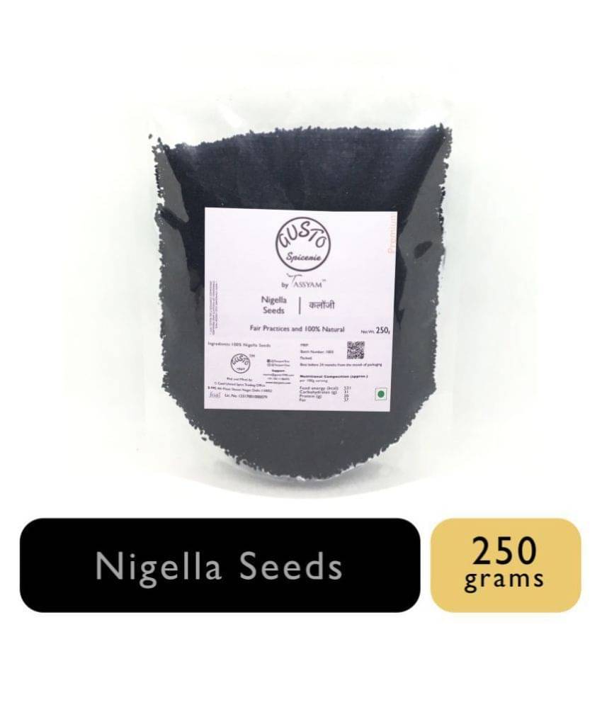 Tassyam Nigella Seeds (Kalonji) 250 gm Tassyam Nigella Seeds (Kalonji) 250 gm