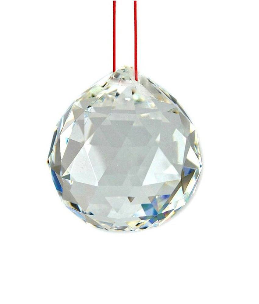     			S.S Creation Feng Shui Crystal Ball With Red Thread (30mm)