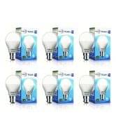 Wipro 9W LED Bulbs - Cool Day Light (Pack of 6 )