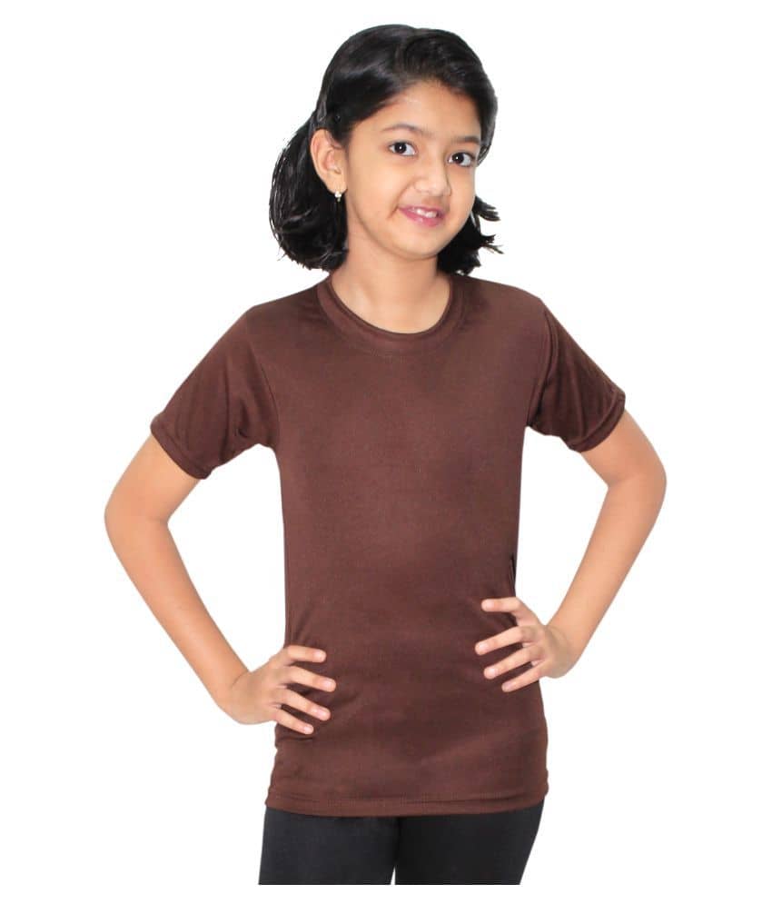 Goodluck Girls Short Sleeve Swim T-Shirt