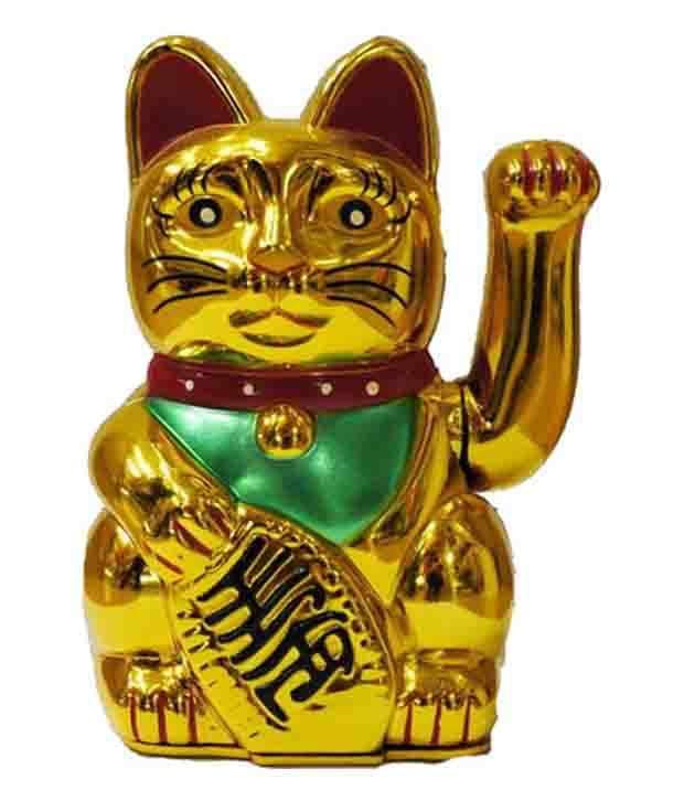     			SS Creation Feng Shui Welcome Cat Big Size - Brown