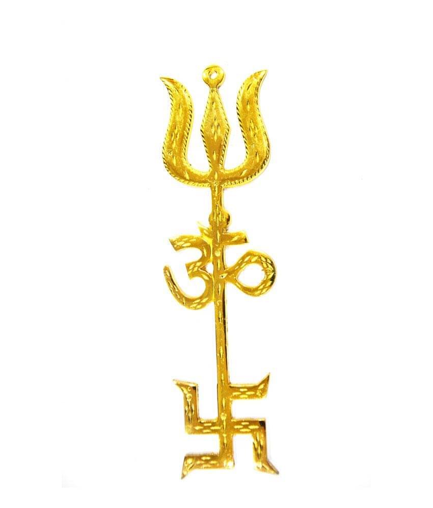     			S.S Creation Om Swastik Trishul Big Size