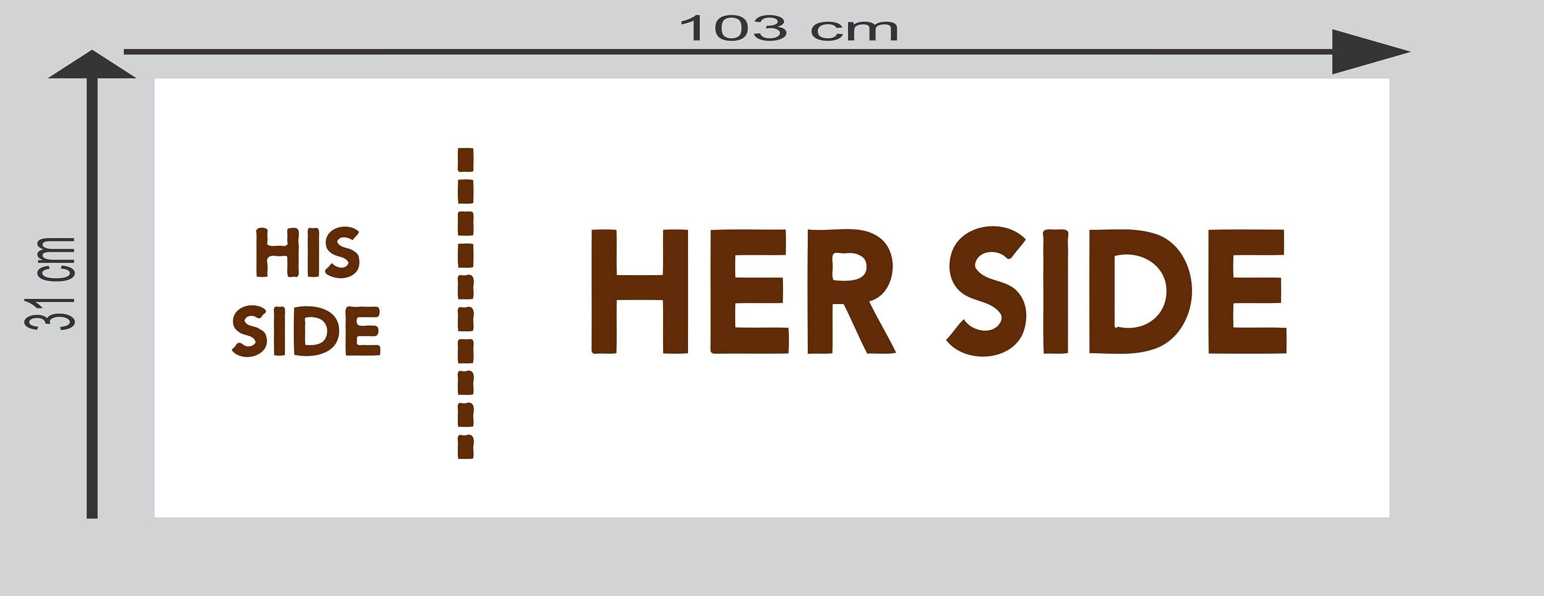 Sticker Studio Her side Motivational/Quotes Motivational/Quotes PVC Sticker Sticker Studio Her side Motivational/Quotes Motivational/Quotes PVC Sticker