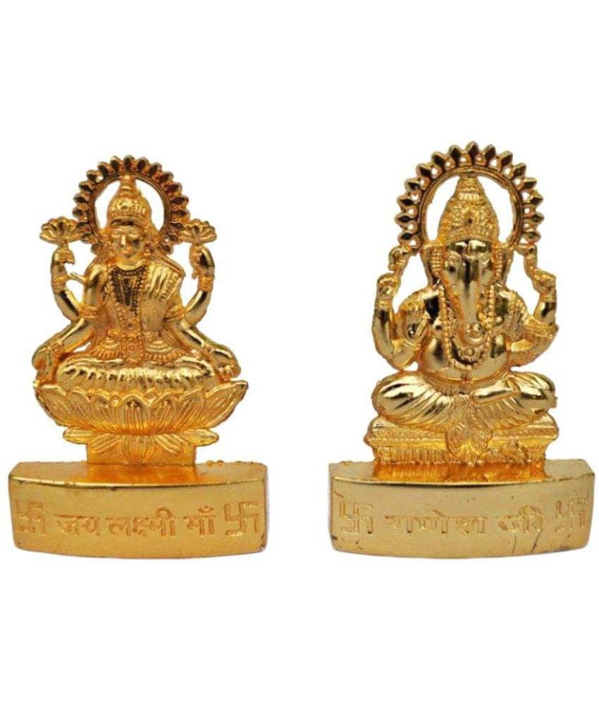     			S.S Collection Laxmi Ganesh Brass Idol
