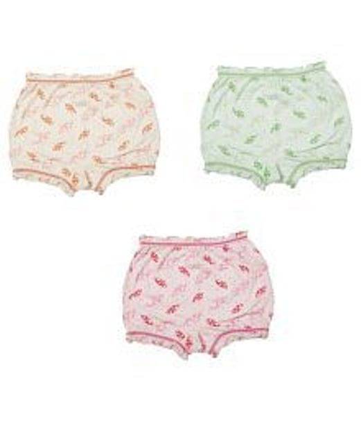     			Tahiro Pack of 3 100% Cotton Bloomers For Girls ( Multi )