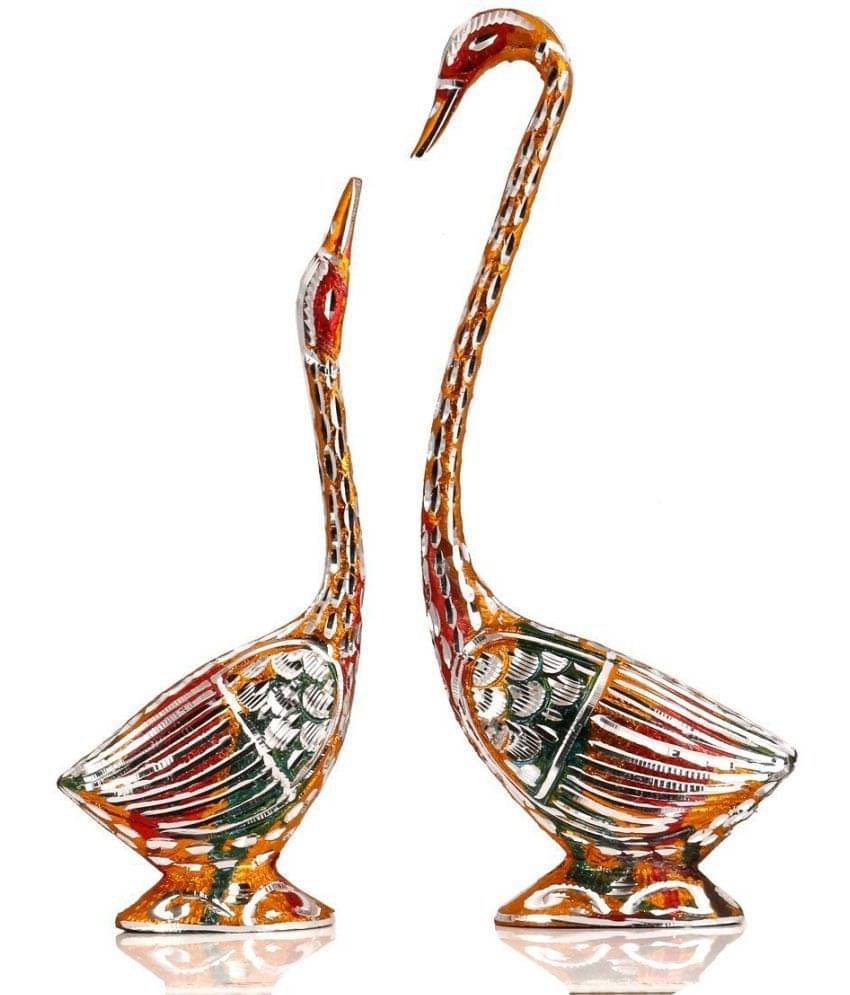 Collectible India Multicolour Iron Handicraft Showpiece - Pack of 2     			Collectible India Multicolour Iron Handicraft Showpiece - Pack of 2
