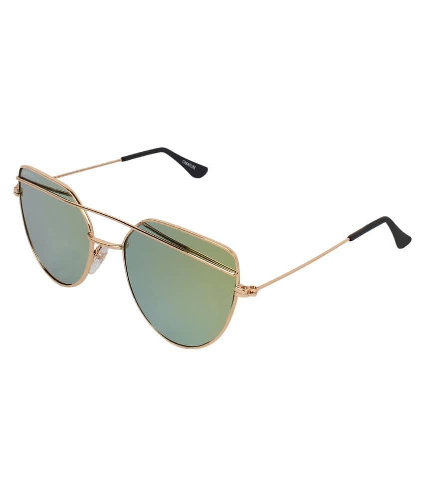 Creature - Green Pilot Sunglasses ( SUN-108 ) - Sunglasses | Buy online on ZillyBuy