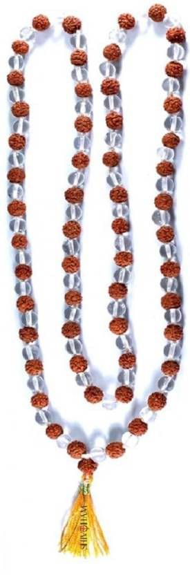     			Shivoham Rudraksha Spathik Mala 5 Face Rudraksha