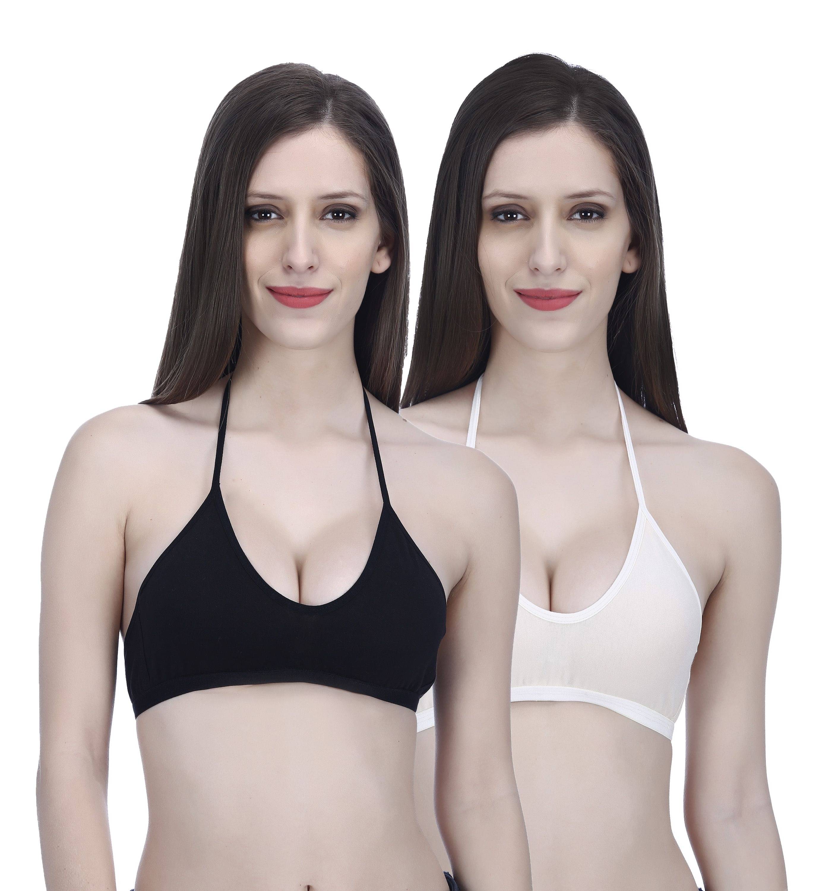 Elina Pack of 2 Cotton Non Padded Women's T-Shirt Bra ( Multi Color ) Elina Pack of 2 Cotton Non Padded Women's T-Shirt Bra ( Multi Color )