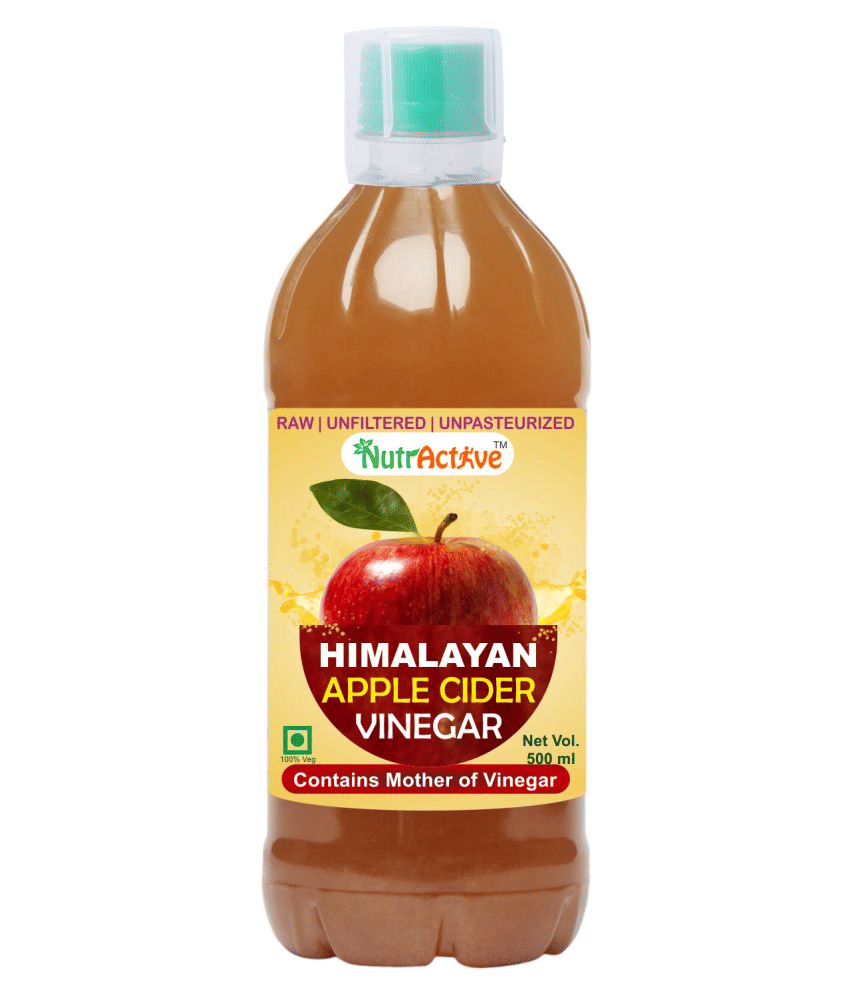 NutrActive Himalayan Apple Cider With Mother of Vinegar 500 ml Unflavoured Single Pack NutrActive Himalayan Apple Cider With Mother of Vinegar 500 ml Unflavoured Single Pack