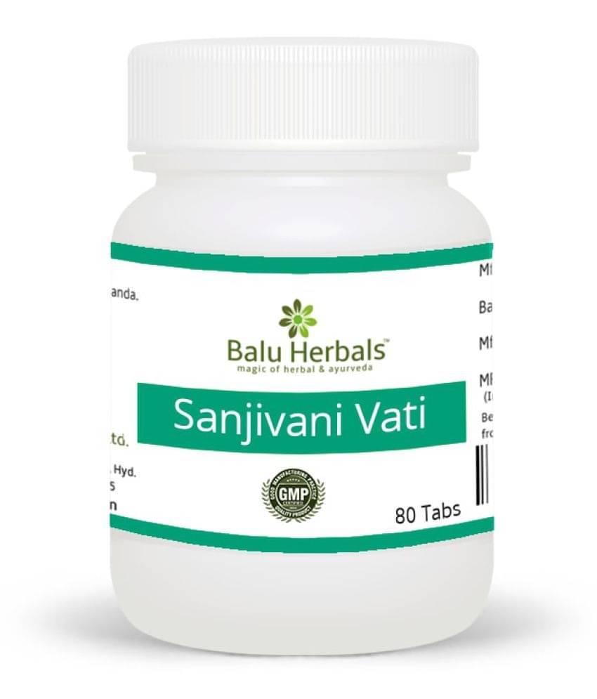 Balu Herbals Sanjivani Vati 80T Tablet 250 Mg Balu Herbals Sanjivani Vati 80T Tablet 250 Mg