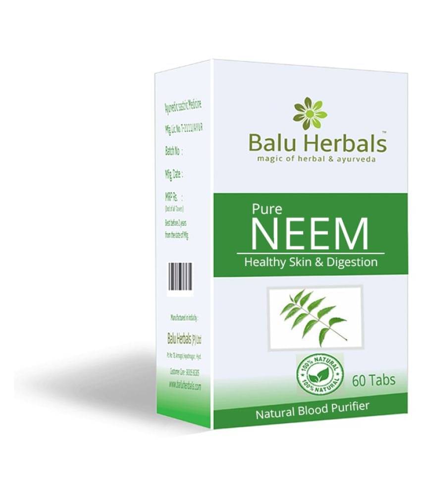     			Balu Herbals Neem 60T Tablet 500 Mg