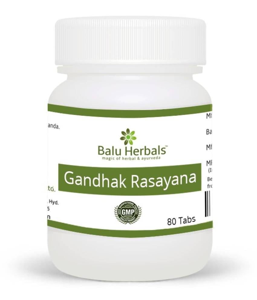    			Balu Herbals Gandhak Rasayana 80T Tablet 250 Mg