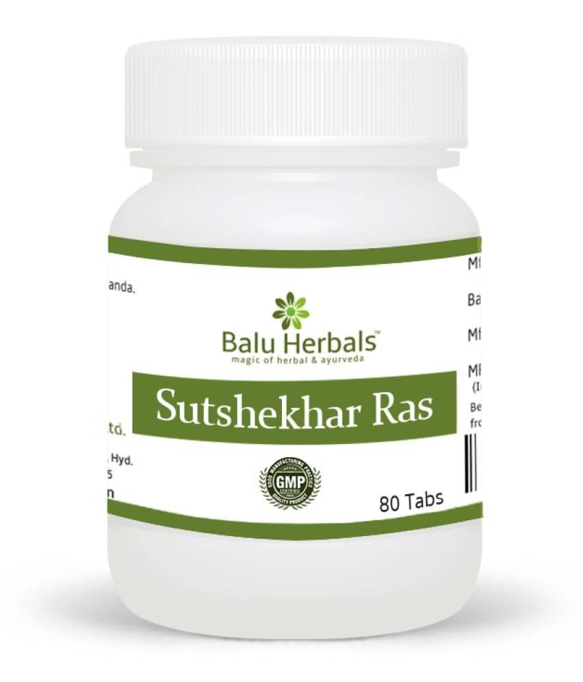     			Balu Herbals Sutashekar Ras 80 Tab Tablet 250 Mg