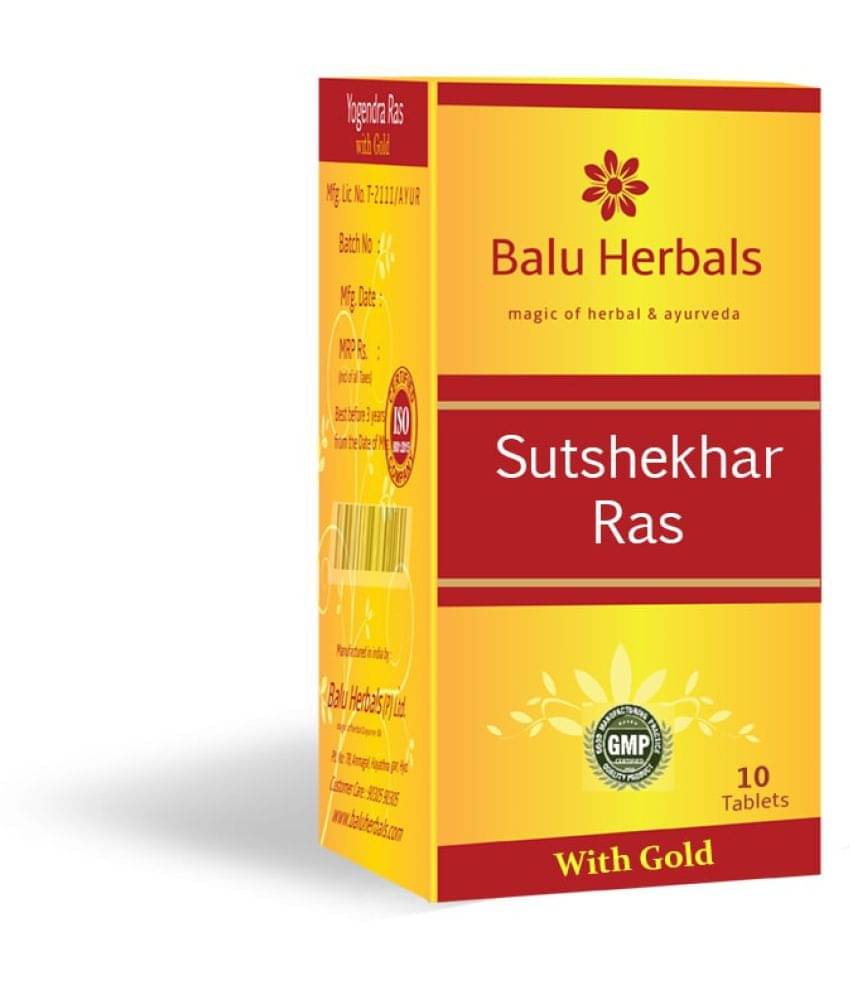     			Balu Herbals Sutashekar Ras Gold 10T Tablet 125 Mg