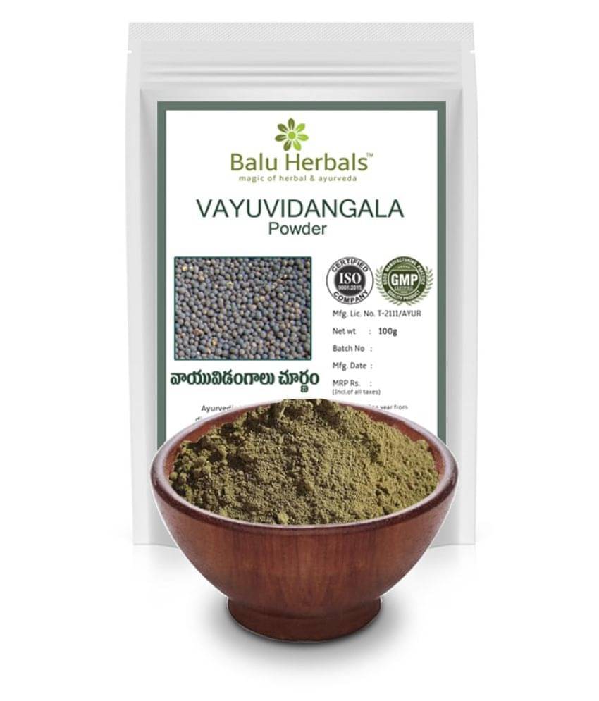     			Balu Herbals Vayuvidangala Powder 100G Powder 100 Gm