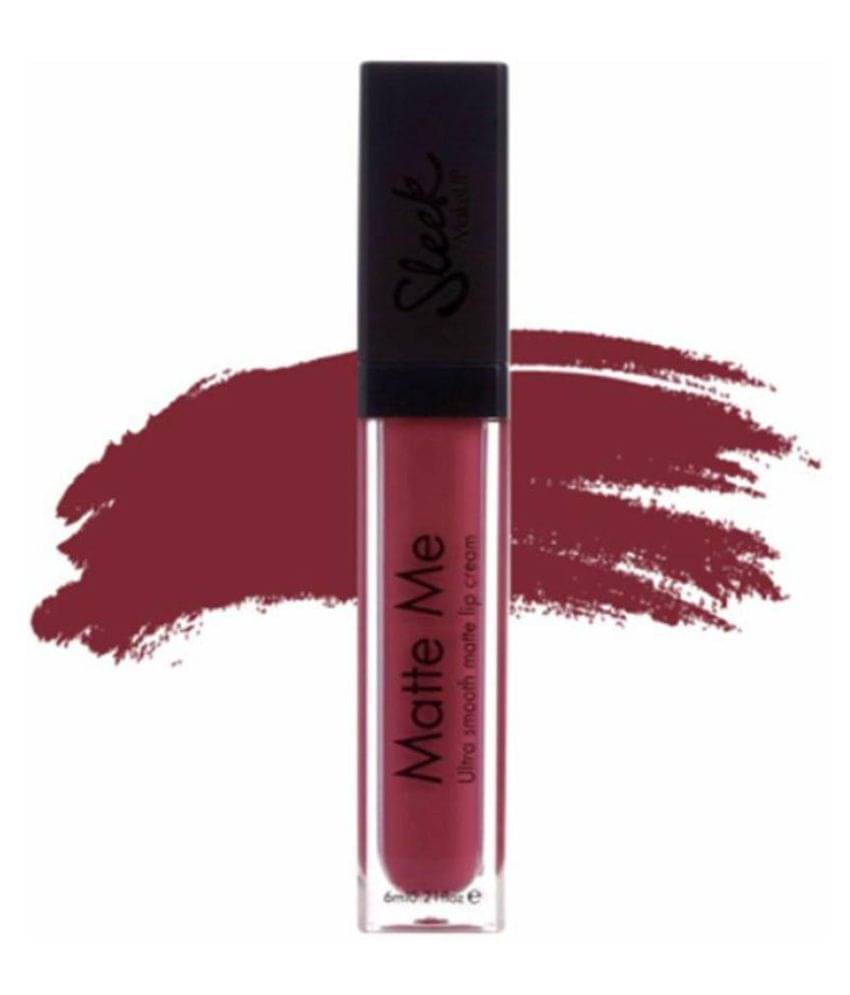     			clamy Matte Me Ultra Smooth Liquid Lipstick Maroon