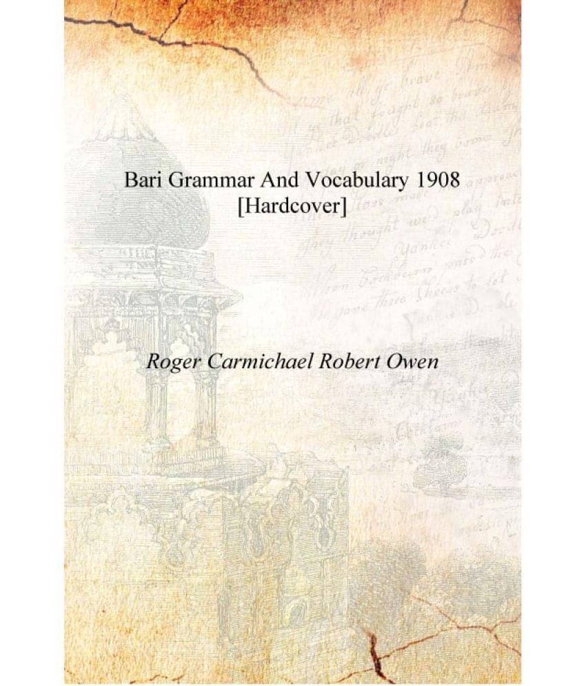     			Bari grammar and vocabulary 1908 [Hardcover]