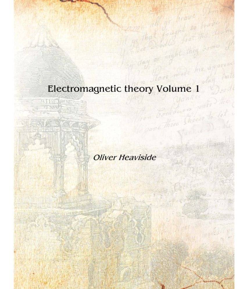     			Electromagnetic theory Volume 1 [Hardcover]