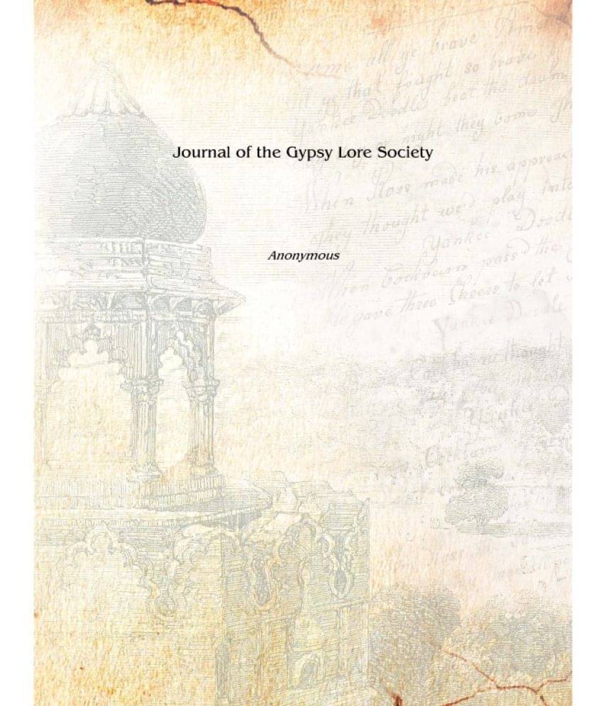     			Journal of the Gypsy Lore Society Volume 6 [Hardcover]