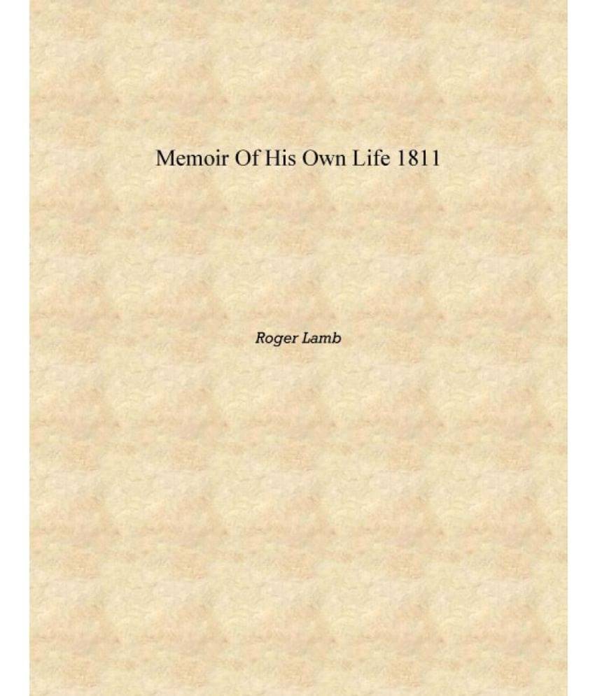     			Memoir of his own life 1811 [Hardcover]