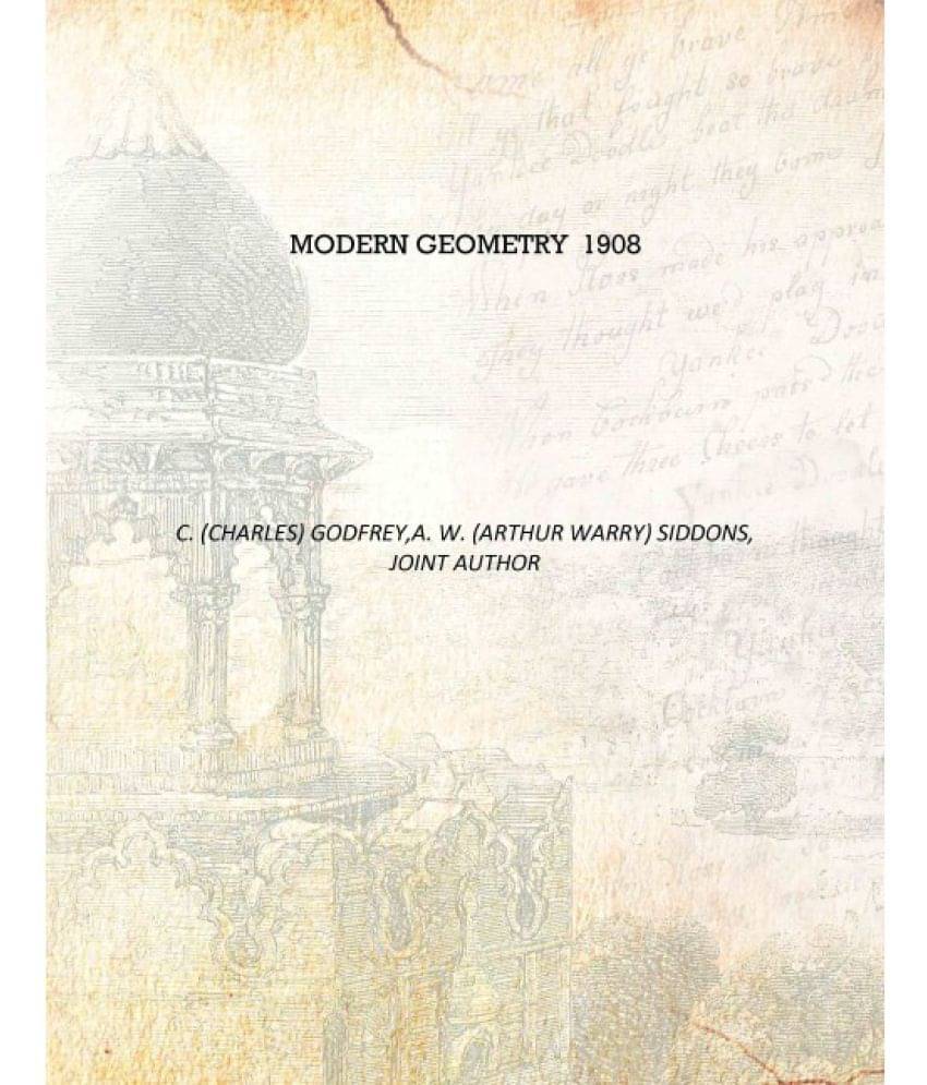     			Modern geometry 1908 [Hardcover]