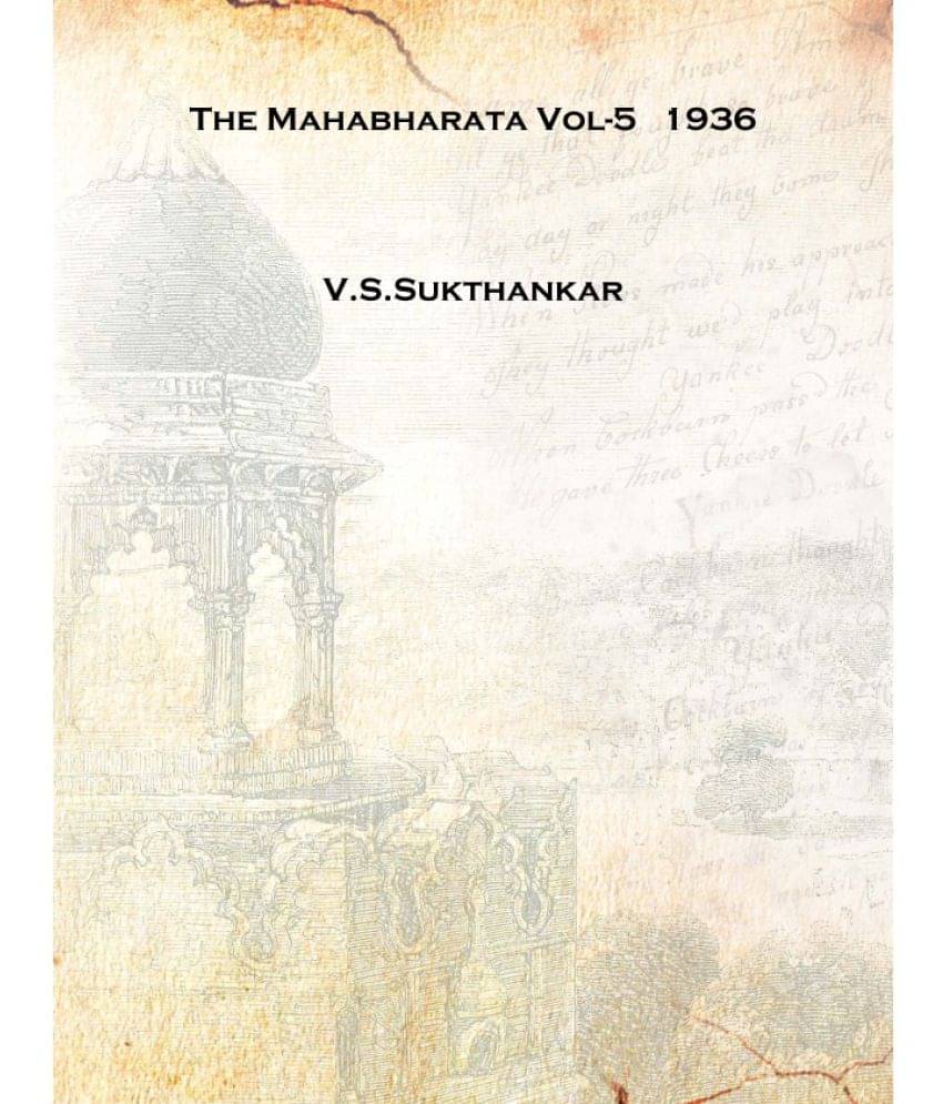     			The Mahabharata Vol-5 1936 [Hardcover]