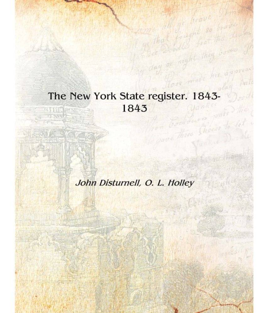     			The New York State register. 1843- 1843 [Hardcover]