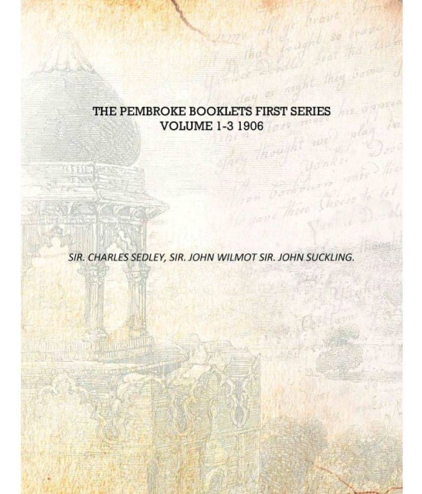     			The Pembroke Booklets First Series Volume 1-3 1906 [Hardcover]