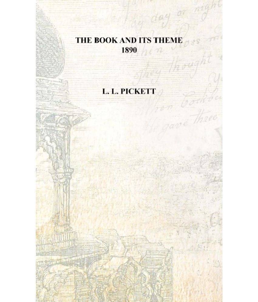     			The book and its theme 1890 [Hardcover]