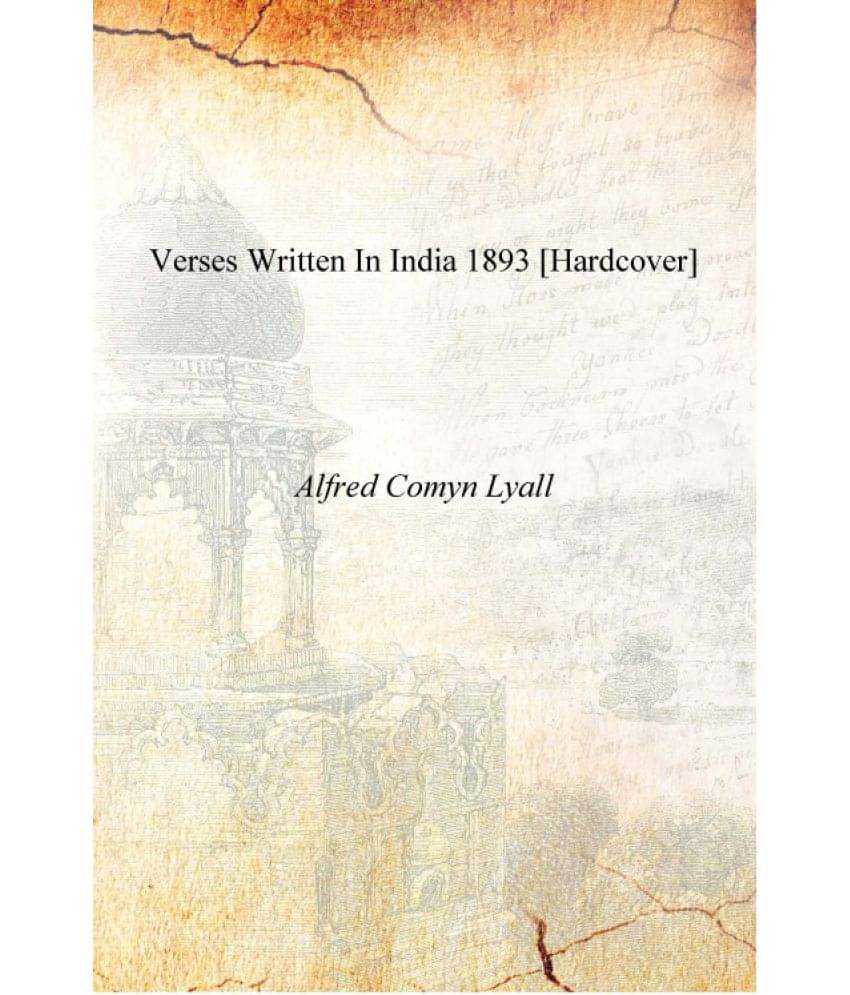     			Verses Written in India 1893 [Hardcover]