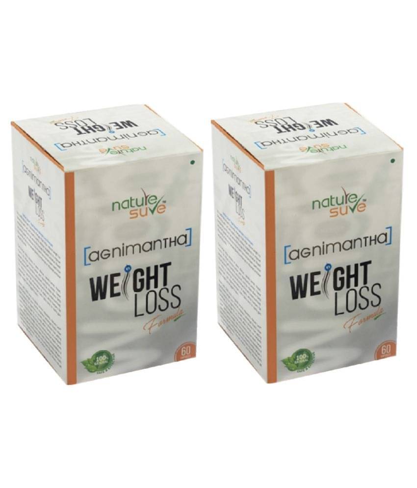 Nature Sure Agnimantha Weight Loss Formula 120 no.s Fat Burner Tablet Pack of 2 Nature Sure Agnimantha Weight Loss Formula 120 no.s Fat Burner Tablet Pack of 2